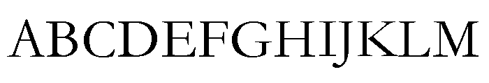 STKaiti Font UPPERCASE