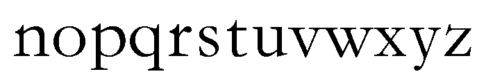 STKaiti Font LOWERCASE