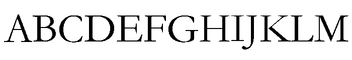 STSong Font UPPERCASE