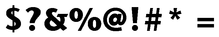 Stone Sans ITC TT Bold Font OTHER CHARS
