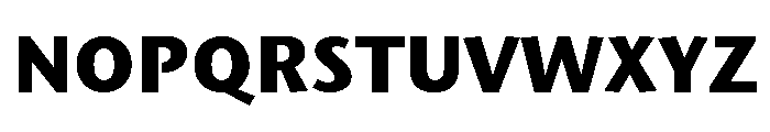 Stone Sans ITC TT Bold Font UPPERCASE