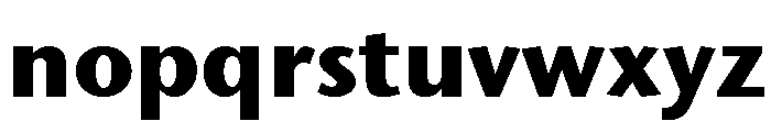 Stone Sans ITC TT Bold Font LOWERCASE