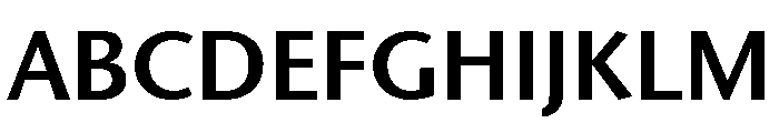 Stone Sans Sem ITC TT Semi Font UPPERCASE