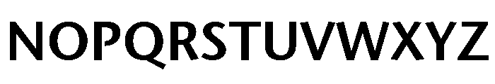 Stone Sans Sem ITC TT Semi Font UPPERCASE