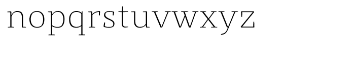 St Marie ExtraLight Font LOWERCASE
