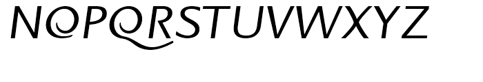 Standup Italic Font UPPERCASE