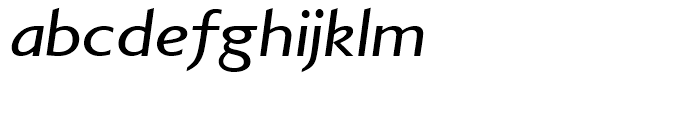 Standup Italic Font LOWERCASE