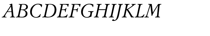 Stanhope Light Italic Font UPPERCASE