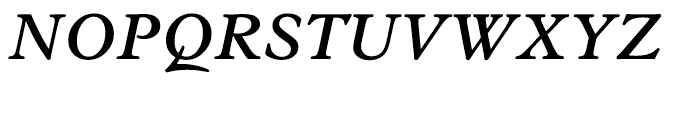 Stanhope Medium Italic Font UPPERCASE