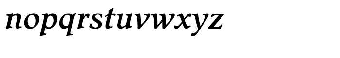 Stanhope Medium Italic Font LOWERCASE