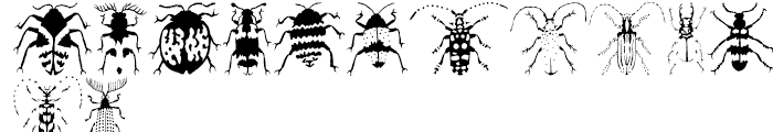 Stans Gorgiass Beetles Regular Font LOWERCASE