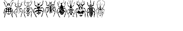 Stans Rhadamanthuss Beetles Regular Font OTHER CHARS