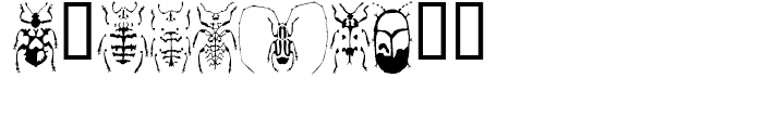 Stans Rhadamanthuss Beetles Regular Font OTHER CHARS