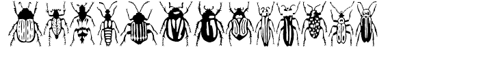 Stans Rhadamanthuss Beetles Regular Font UPPERCASE