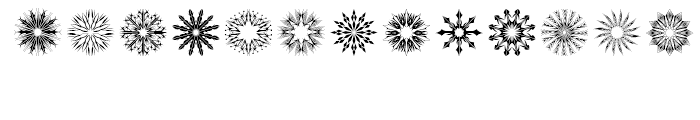 Star Crystals Cyrstals Font UPPERCASE