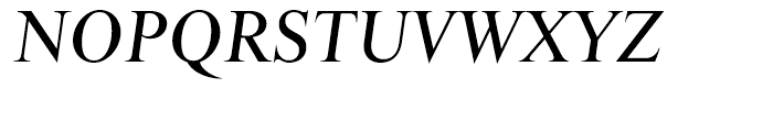 Starling Italic Font UPPERCASE