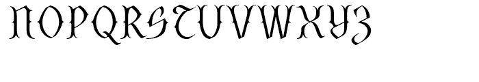 SteamCourt Thin Font UPPERCASE