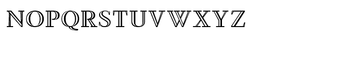 Steinburg Modern Inline Bold Font LOWERCASE