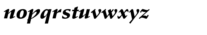 Stempel Schneidler Black Italic Font LOWERCASE