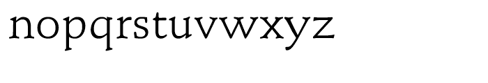 Stempel Schneidler Roman Font LOWERCASE