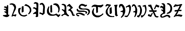 Stenblak Bold Font UPPERCASE