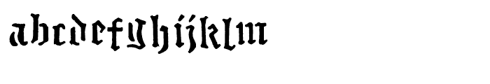 Stenblak Bold Font LOWERCASE