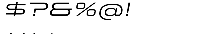 Stereo Gothic 400 Italic Font OTHER CHARS