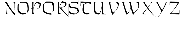Stiletto Regular Font UPPERCASE