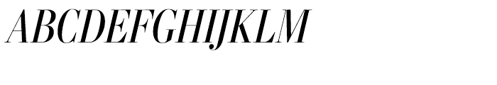 Stilson Display Condensed Italic Font UPPERCASE