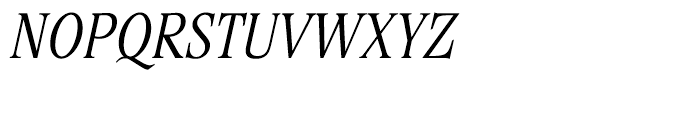 Stirling Light Italic Font UPPERCASE
