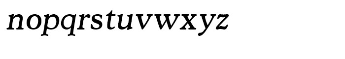 Stratford Roman Italic Font LOWERCASE