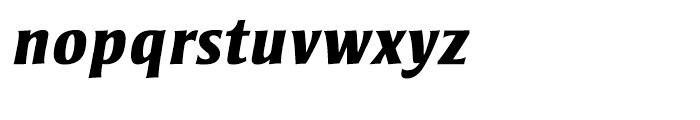 Strayhorn Extra Bold Italic Font LOWERCASE