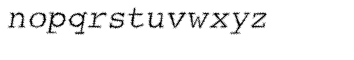 Streetwise Oblique Font LOWERCASE