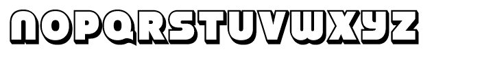 Strenuous 3D Font LOWERCASE