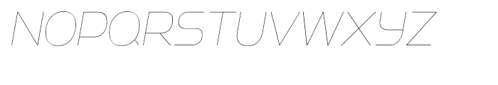 Strenuous Ultra Light Italic Font UPPERCASE
