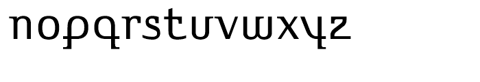 Stroganov Regular Font LOWERCASE