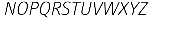 Stroudley Light Italic Font UPPERCASE
