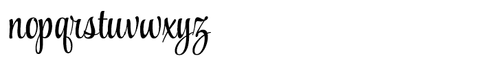 Style Script Casual Font LOWERCASE
