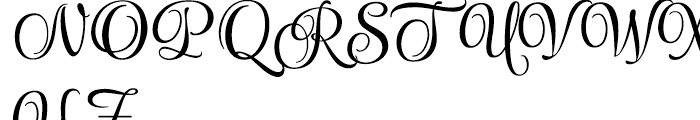 Style Script Swashes Font UPPERCASE