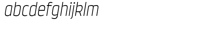 Styling Extra Light Italic Font LOWERCASE