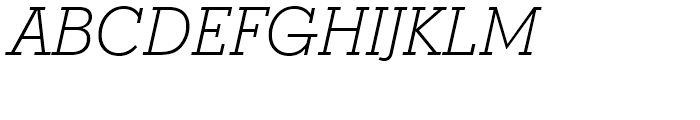 Stymie Light Italic Font UPPERCASE
