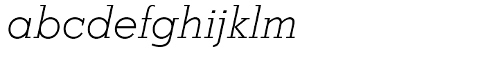 Stymie Light Italic Font LOWERCASE