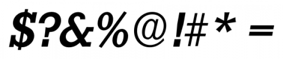 Stafford Serial Medium Italic Font OTHER CHARS