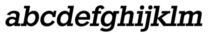Stafford Serial Medium Italic Font LOWERCASE