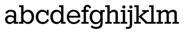 Stafford Serial Regular Font LOWERCASE