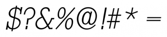 Stafford Serial Xlight Italic Font OTHER CHARS