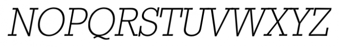 Stafford Serial Xlight Italic Font UPPERCASE