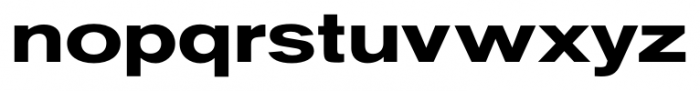 Standard CT Bold Extended Font LOWERCASE