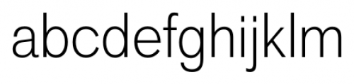 Standard CT Light Font LOWERCASE