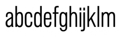 Standard CT Regular Condensed Font LOWERCASE